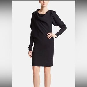 Lanvin Black Long Sleeve Dress